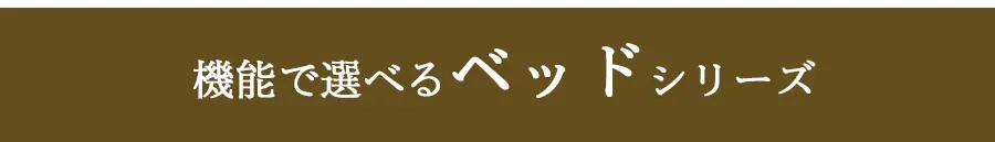 機能で選べる電動ベッドシリーズ